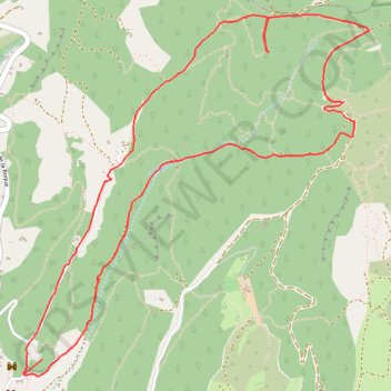 Au dessus de Saumane-de-Vaucluse GPS track, route, trail
