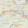 Itinéraire de Parvis de l'hôtel de ville, Paris à Trocadéro, Paris GPS track, route, trail