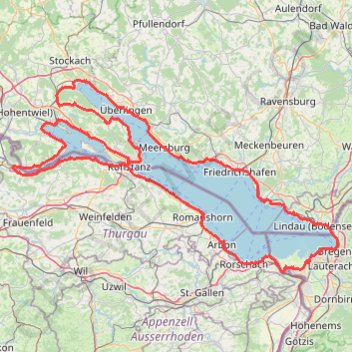 Bodensee-Radweg GPS track, route, trail