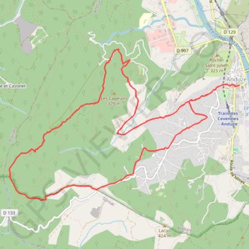 Les Capélans GPS track, route, trail