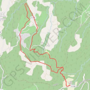 La Chartreuse de Valbonne - Salazac GPS track, route, trail