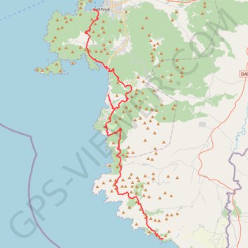 Voie lycienne - Fethiye-Kalkan GPS track, route, trail
