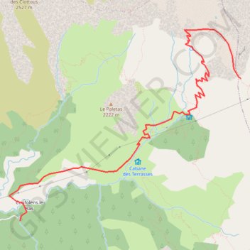 Brèche du Périer - Ecrins GPS track, route, trail