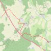 La Via Francigena - Traversée de la Haute-Marne - De Mormant à Faverolles GPS track, route, trail
