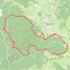Grand tour du Mont Saint-Rigaud - Monsols GPS track, route, trail