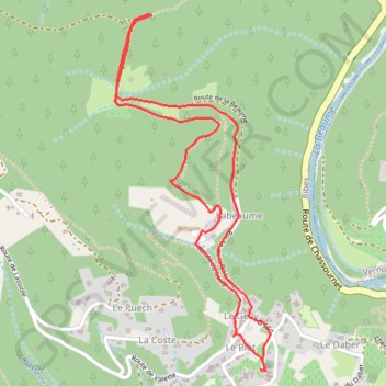 Tombes rupestres de Ribes GPS track, route, trail