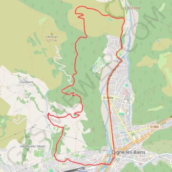 La Baisse de Blanchard GPS track, route, trail