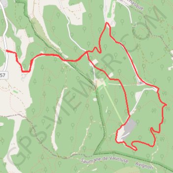 Saint gens depuis la borrie de La Roque-sur-Pernes GPS track, route, trail