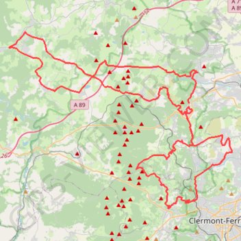La Volvic GPS track, route, trail