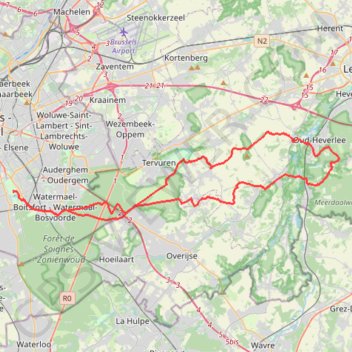 🪨 BBB GRAVEL (19) (E) 57km 630D+ Oud Heverlee GPS track, route, trail