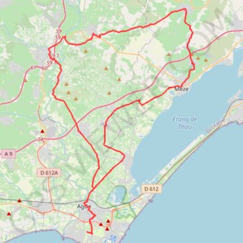 Parcours bleu VCA-16281049 GPS track, route, trail