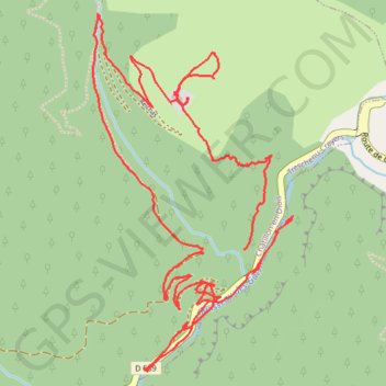 Vercors-Chemin du facteur GPS track, route, trail