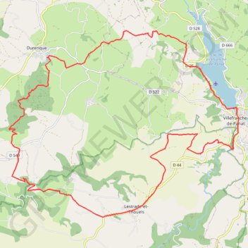 Le Tour de Durenque GPS track, route, trail