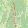 Cascade de la pissoire, chute de la Druise et Canyon des gueulards GPS track, route, trail