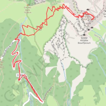 Dent de Crolles (Chartreuse) GPS track, route, trail