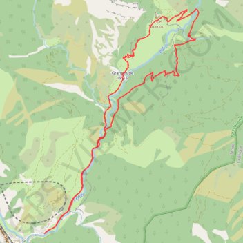 Rocher de Servia GPS track, route, trail