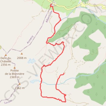 Les Crêtes de Plachaux et du Cornet GPS track, route, trail