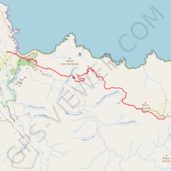 Punta del Hidalgo GPS track, route, trail