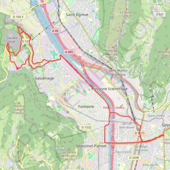Cotes de Sassenage GPS track, route, trail