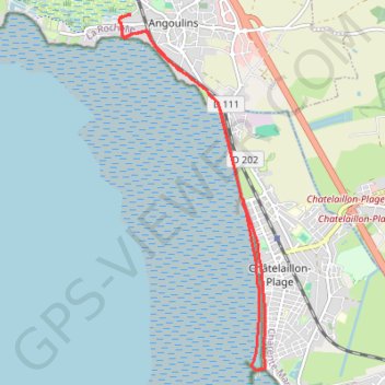 Marche Angoulins GPS track, route, trail