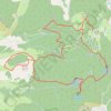 Haut du Riant, Rochelotte, Tête des Champs, Cote 100 GPS track, route, trail