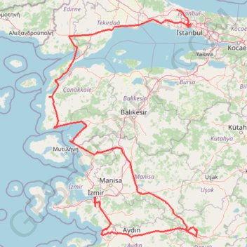 Turquie GPS track, route, trail