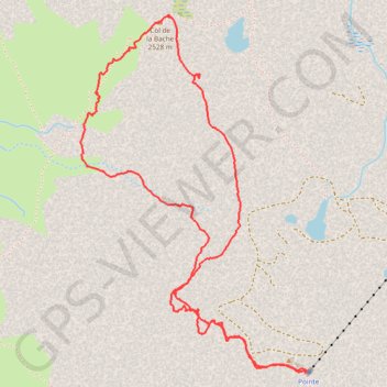 Pointe de la masse 7 février GPS track, route, trail