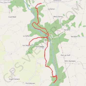 Septs Saints Léguer Trégor GPS track, route, trail