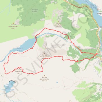 Punta Tarmañones-Pimindulluela GPS track, route, trail