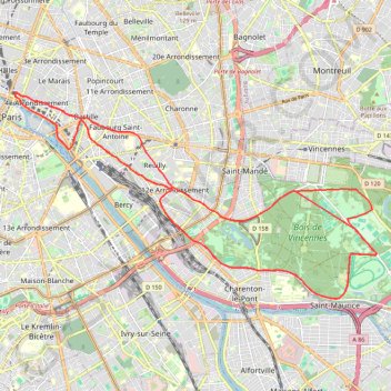 1986 - marathon_paris 4180 GPS track, route, trail