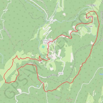 Malleval en Vercors GPS track, route, trail
