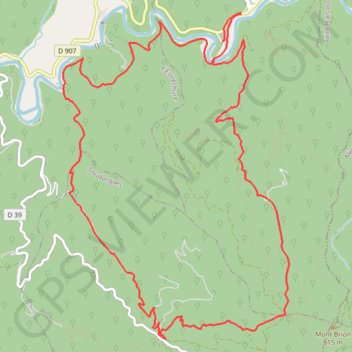 Sentier de la Diligence - Peyrolles GPS track, route, trail