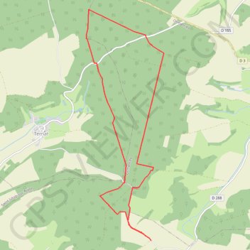 Ormancey GPS track, route, trail