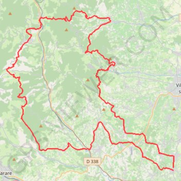 Morancé 100 K 2900 D GPS track, route, trail