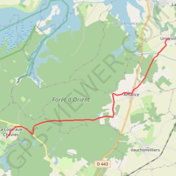 De Unienville à La Loge aux Chèvres (Chemin de Compostelle) GPS track, route, trail