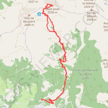 Mont Jovet - Tarentaise GPS track, route, trail