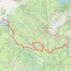 Catherine's Pass Trail via Upper Albion Meadows Trail and East Greeley Road GPS track, route, trail