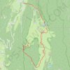 Trace-cret-Goutte-14-01-2024 GPS track, route, trail