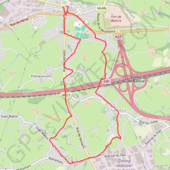 Marche battice GPS track, route, trail