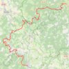 Tour de Robe de Bure et Cotte de Mailles. De Langeac à La Chaise-Dieu (Haute-Loire) GPS track, route, trail