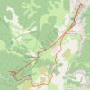 Sommet de la Montagnette, Pas de Fouillet GPS track, route, trail