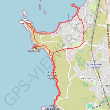 Quiberon_portivy GPS track, route, trail