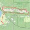 Devil's Doorway and Balanced Rock Loop via Grottos Trail, East Bluff Trail and Balanced Rock Trail in Devil's Lake State Park GPS track, route, trail