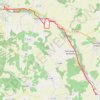 Rouillac vers Neuillac 27 kms GPS track, route, trail