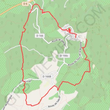 La Sabranenque GPS track, route, trail