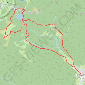Autour du Lac des Perches GPS track, route, trail