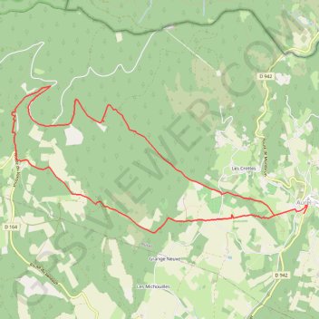 Aurel - Le Ventouret GPS track, route, trail
