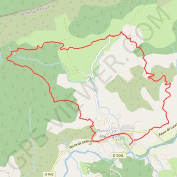 Col de la Croisette - Barret-sur-Méouge GPS track, route, trail