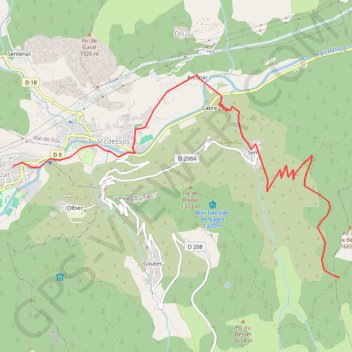 Auzat-Greil GPS track, route, trail