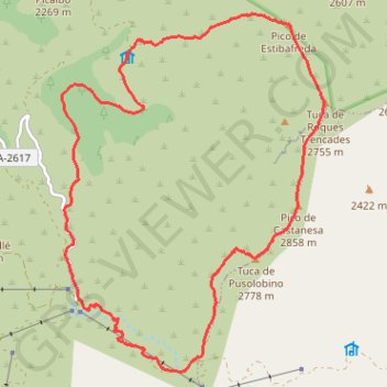 Castanesa y Sierra Negra GPS track, route, trail
